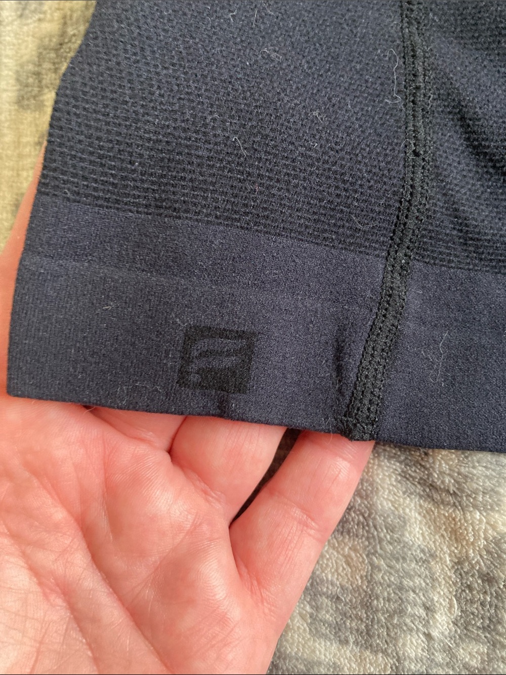 Fabletics Black Racerback Performance Tank - Picture 2 of 3